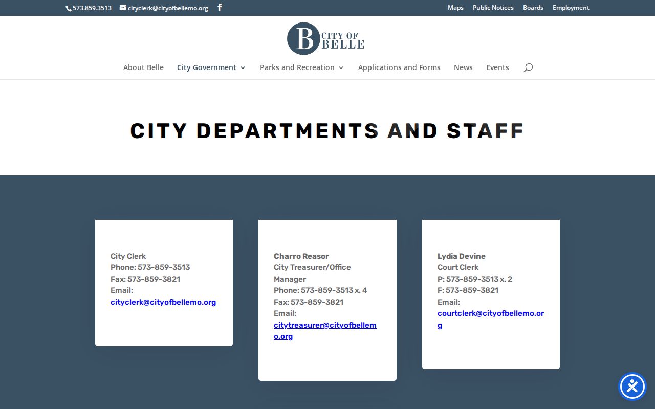 Maries County Belle court docket staff contact verification